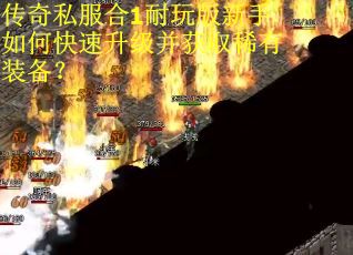 传奇私服合1耐玩版新手如何快速升级并获取稀有装备？