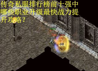 传奇私服排行榜前十强中哪些职业升级最快战力提升攻略？