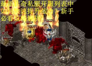 最新传奇私服开服列表中如何快速提升战力?新手必看攻略解析 最新传奇私服开服列表中如何快速提升战力?新手必看攻略解析