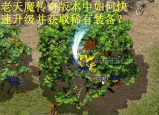老天魔传奇版本中如何快速升级并获取稀有装备？