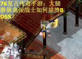 76复古传奇手游：大腿静脉曲张战士如何站撸BOSS？