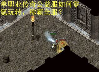 单职业传奇公益服如何零氪玩转，称霸全服？