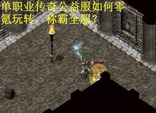 单职业传奇公益服如何零氪玩转，称霸全服？