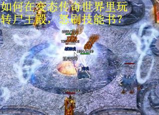如何在变态传奇世界里玩转尸王殿，怒刷技能书？
