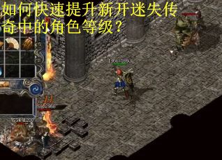 如何快速提升新开迷失传奇中的角色等级？