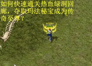 如何快速通关热血绿洞回廊，夺取玛法秘宝成为传奇至尊？