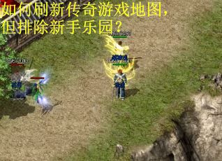 如何刷新传奇游戏地图，但排除新手乐园？